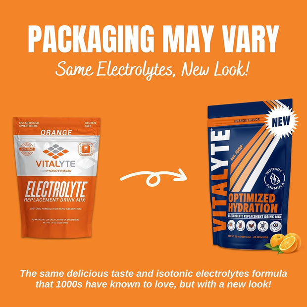 Vitalyte Electrolyte Powder Drink Mix, Isotonic Electrolyte Hydration Mix, Gluten Free Post Workout Powder Mix, Pack of 1, 35 oz., Cranberry Frost Flavor