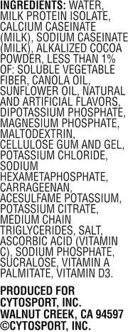 Muscle Milk Genuine Protein Shake, Chocolate, 25g Protein, 11 Fl Oz (Pack of 4)