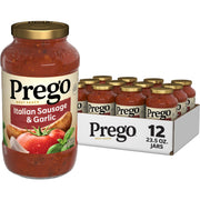 Prego Pasta Sauce, Italian Tomato Sauce with Roasted Garlic & Herbs, 24 Ounce Jar