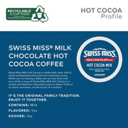 Swiss Miss Milk Chocolate Hot Cocoa, Single-Serve Keurig K-Cup Pods, Hot Chocolate, 44 Count