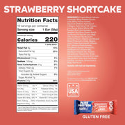 Pure Protein AMMMAZE Strawberry Shortcake Protein Bars (12 ct) 20g High Protein, No Added Sugar - Strawberry Meal Replacement Bar - On the Go Snacks