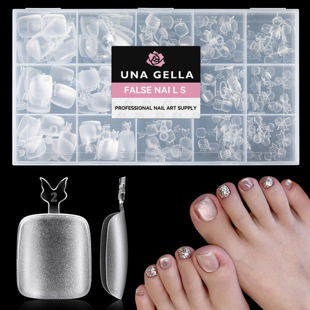 UNA GELLA Solid Nail Glue Gel Soft Gel Nail Tips Glue 15ml Lamp Curing Needed Solid Soak Off Glue Super Strong Nail Glue For Fake Acrylic Nails Extension Press On Nails