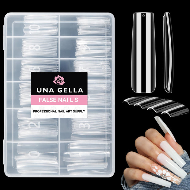 UNA GELLA Solid Nail Glue Gel Soft Gel Nail Tips Glue 15ml Lamp Curing Needed Solid Soak Off Glue Super Strong Nail Glue For Fake Acrylic Nails Extension Press On Nails