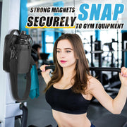 Magnetic Gym Bag for Men & Women – Premium Sport Tote with Ultra-Strong Magnet & Sleek Design | Small Magnet Water Bottle Holder for Fitness & Daily Use | Ideal Magnetic Bag Gym Accessory Organizer