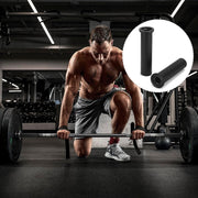 QWORK Adapter Sleeve (2 Pairs) – Convert 1" Standard to 2" Weight Plate Posts – 8" Length, 600lbs Capacity, Removable End Caps, Hex Bolt Locking, Includes Allen Keys