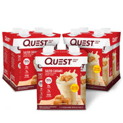 Quest Nutrition Ready To Drink Chocolate Protein Shake, 30g Protein, 4g Net Carbs, Gluten Free, Keto Friendly, 11 fl oz - Pack of 12