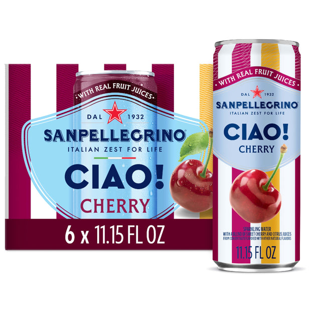 San Pellegrino Lime Ciao Sparkling Water 6 Pack