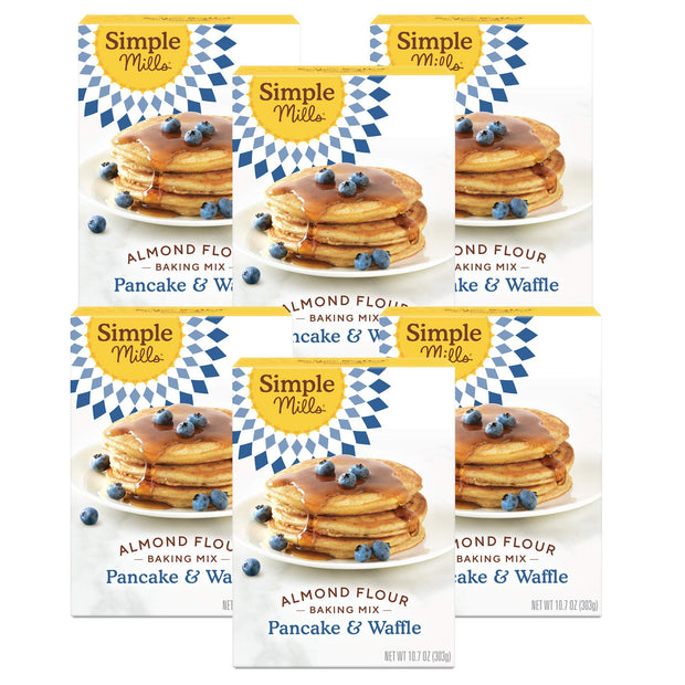 Simple Mills Just Add Water Almond Flour Pancake Mix, Original Protein - Gluten Free, Plant Based, Paleo Friendly, Breakfast, 10.4 Ounce (Pack of 1)