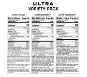 Monster Energy Ultra Variety Pack, Ultra Violet, Ultra Sunrise, Ultra Paradise, Sugar Free Energy Drink, 16 Ounce (Pack of 15)