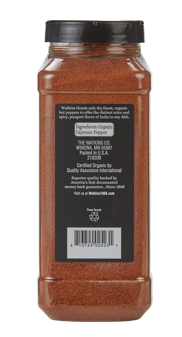 Watkins Gourmet Spice, Organic Chili Powder, Bulk Food Service Size, 16.1 oz (Pack of 1)