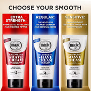 SoftSheen-Carson Magic Razorless Shaving Cream, Hair Removal Cream for Body Hair, Regular Strength Depilatory Cream, Works in 4 Minutes for Normal Hair, 2 Count