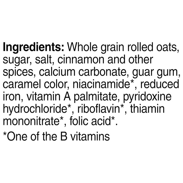 Quaker Instant Oatmeal Cinnamon & Spice, 8-Count Boxes (Pack of 4)