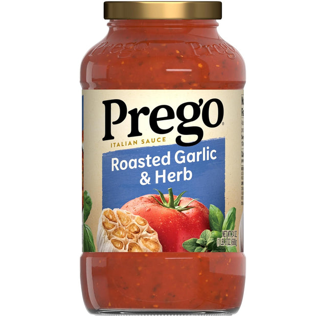 Prego Pasta Sauce, Italian Tomato Sauce with Roasted Garlic & Herbs, 24 Ounce Jar