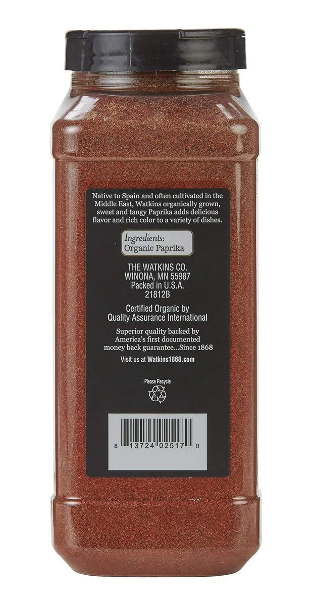 Watkins Gourmet Spice, Organic Chili Powder, Bulk Food Service Size, 16.1 oz (Pack of 1)