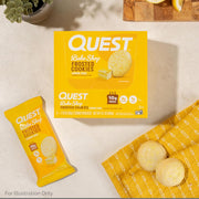 Quest Nutrition Frosted Protein Cookies Twin Pack, Lemon Cake, 1g Sugar, 10g Protein, 1g Net Carbs, Gluten Free, 16 Cookies