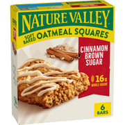 Nature Valley Soft Baked Oatmeal Squares, Cinnamon Brown Sugar, 20 Bars, 24.8 oz