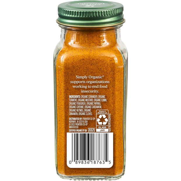 Simply Organic Ground Ginger Root, 1.64 Ounce, Non ETO, Non Irradiated, Non GMO, Complements Both Sweet & Savory Dishes