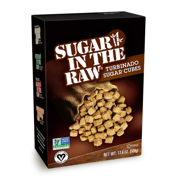 Sugar In The Raw Turbinado Cane Sugar Packets, 200 Ct Box, 1 Pack, Pure, All-Natural Turbinado Sugar, Non-GMO Project Verified, Kosher, Vegan and Gluten Free