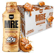 REDCON1 MRE Ready to Drink Protein Shakes, Blueberry Cobbler - Lactose + Whey Free RTD Protein Made with Real Whole Food Protein Blends - Keto-Friendly and Easy to Digest Nutritional Shake (12 Pack)