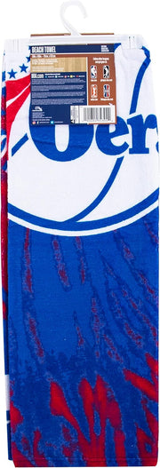 Northwest NBA Philadelphia 76ers Beach Towel 30" x 60", Psychedelic