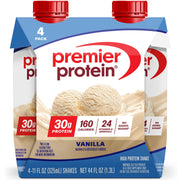 Premier Protein Shake, Cinnamon Roll, 30g Protein, No Added Sugar, 24 Vitamins & Minerals to Support Immune Health, 11 fl oz, 4 Pack (Packaging May Vary)