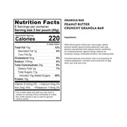 Kodiak Cakes Protein Crunchy Granola Bar, Peanut Butter, (Pack of 4 Boxes)