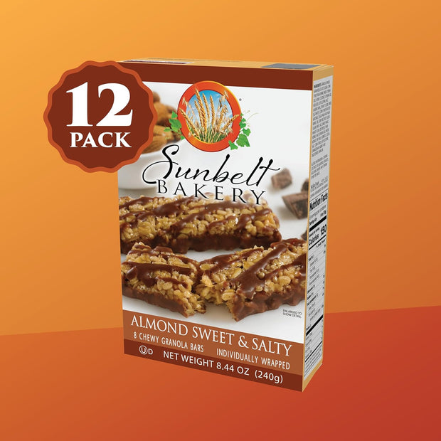 Sunbelt Bakery Almond Sweet & Salty Chewy Granola Bars, 96-1.0 OZ Bars