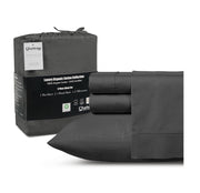 100% Egyptian Cotton Sheets King Size Sheets Set with Fully Elasticated Fitted Sheet & Pillowcase sets, 800 TC Hotel Collection Deep Pocket King Sheet Set, No Pill Soft Breathable Luxury White Bedding