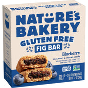 Nature’s Bakery Gluten Free Fig Bars, Raspberry, Real Fruit, Vegan, Non-GMO, Snack bar, 6 boxes with 6 twin packs (36 twin packs)