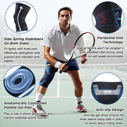 NEENCA Knee Brace for Knee Pain Relief, Medical Knee Support with Patella Pad & Side Stabilizers, Compression Knee Sleeve for Meniscus Tear, ACL, Arthritis, Joint Pain, Runner, Sport- FSA/HSA APPROVED