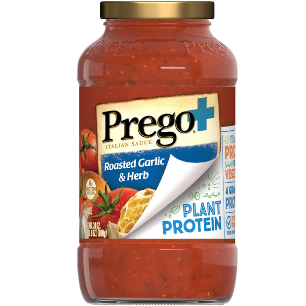 Prego Pasta Sauce, Italian Tomato Sauce with Roasted Garlic & Herbs, 24 Ounce Jar