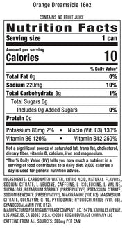 Reign Total Body Fuel, Orange Dreamsicle, Fitness & Performance Drink, 16 Fl Oz (Pack of 12)