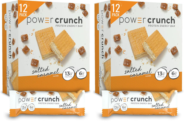 Power Crunch Protein Wafer Bars, High Protein Snacks with Delicious Taste, Red Velvet, 1.4 Ounce (12 Count)