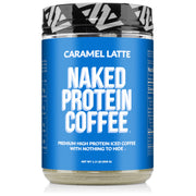 NAKED Vanilla Latte Protein Coffee - Premium Colombian Iced Coffee Protein Shake Drink, Delicious Keto Friendly and Gluten Free, 17 Servings
