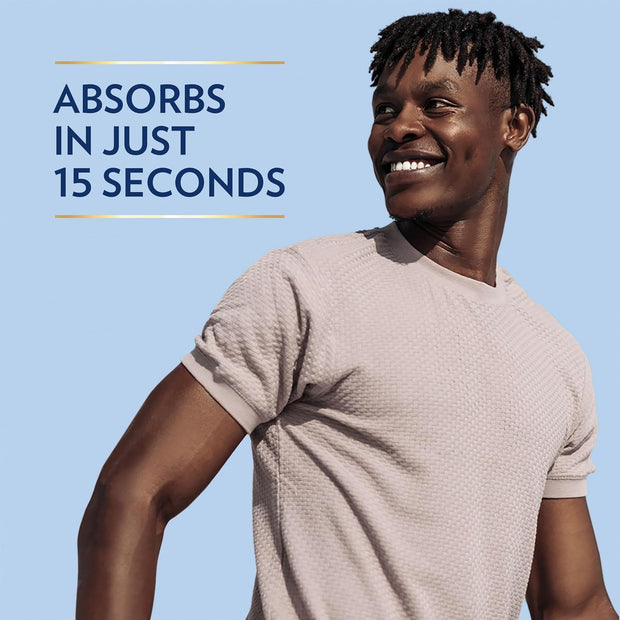 Vaseline Men's Healing Moisture Hand & Body Lotion For Dry or Cracked Skin Fast Absorbing Non-Greasy Lotion for Men 20.3 oz, Pack of 3