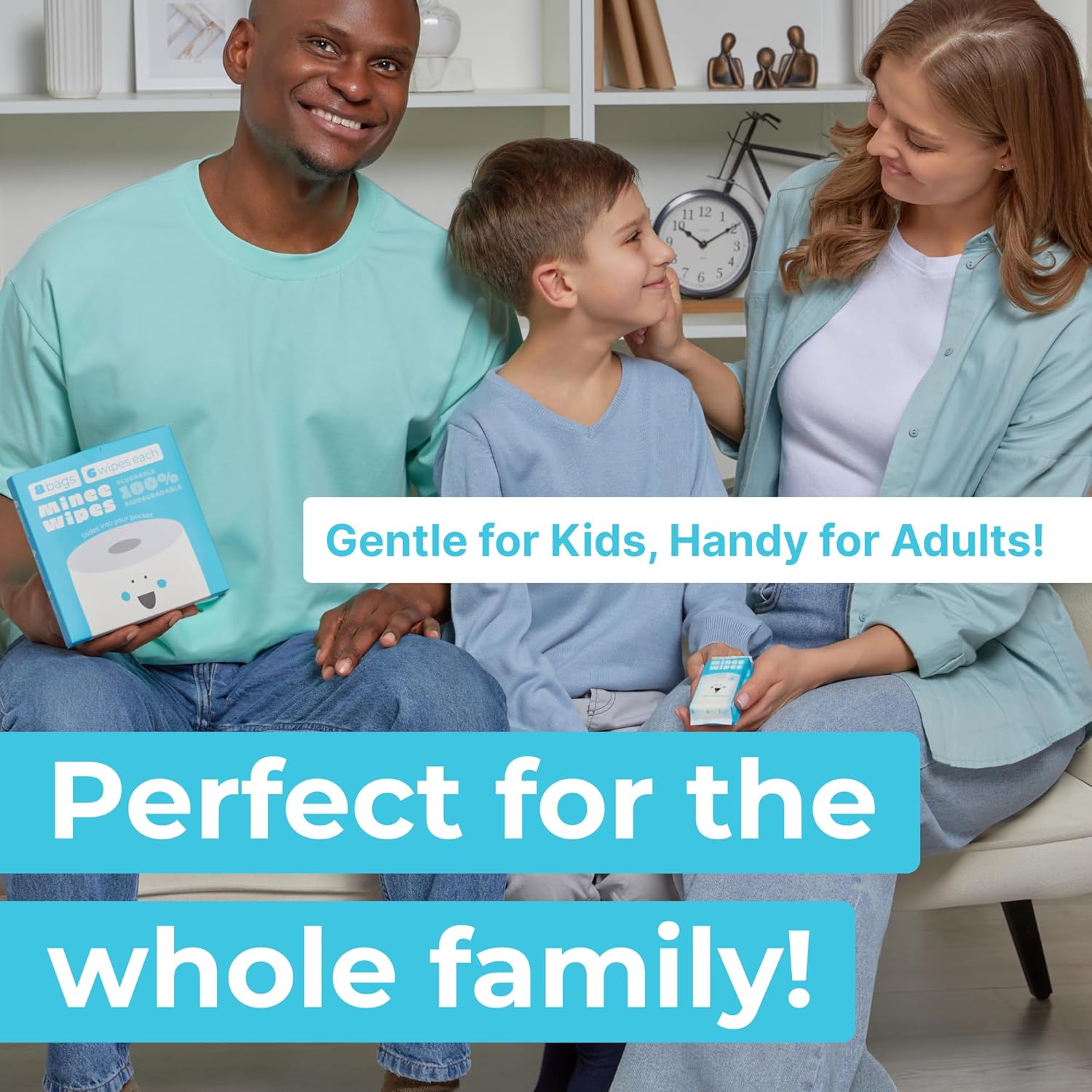 Impossibly Compact Travel Flushable Wipes - 99.5% Water and Aloe - Safe for Sensitive Skin, Hypoallergenic & Unscented - Travel Essentials for Adults, Kids & Baby Care - 8 Pack Total 48 Wipes