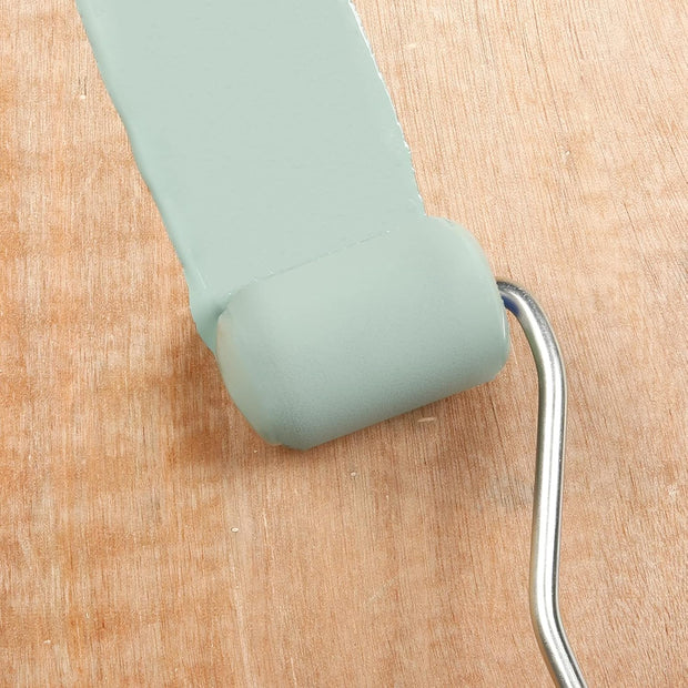 Mister Rui Foam Paint Roller, 8 Pack 4 Inch Paint Roller Kit, Complete 4" Mini Paint Roller Kit with Small Foam Paint Roller Covers, Frame, Tray and Liner for Professional Painting Results