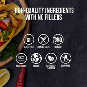 Taco Tuesday Seasoning Mix by Flavor God - Premium All Natural & Healthy Spice Blend for Grilling Chicken, Beef, Seafood, Vegetables, Salad, Ravioli, Pizza, & Pasta - Kosher, Gluten-Free, Dairy-Free, Vegan, Keto Friendly