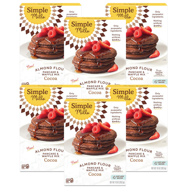 Simple Mills Just Add Water Almond Flour Pancake Mix, Original Protein - Gluten Free, Plant Based, Paleo Friendly, Breakfast, 10.4 Ounce (Pack of 1)