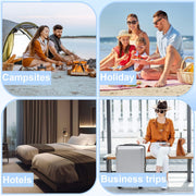 Toiletry Kits Homeless Personal Hygiene Kits for Homeless Care Package Supplies In Bulk, Disposable Travel Size Essential Women Men Toiletries Set for Hotel, Charity,Camping,Travel (20 Pack)