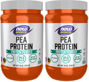 NOW Foods Sports Nutrition, Pea Protein 24 g, Fast Absorbing, Unflavored Powder, 7-Pound