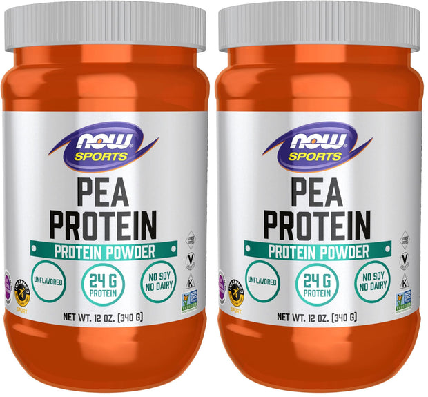 NOW Foods Sports Nutrition, Pea Protein 24 g, Fast Absorbing, Unflavored Powder, 7-Pound