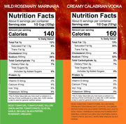 Sauz | Variety Pack, 25 Oz Jars (4-Pack), Includes Hot Honey Marinara, Creamy Calabrian Vodka, Wild Rosemary, Summer Lemon, Gluten-Free, Non-GMO, Multi-Use, Clean Ingredients – Small Batch Craft Sauces