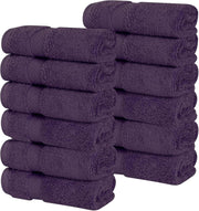 Superior Zero Twist 100% Cotton Bathroom Towels, Super Soft, Fluffy, and Absorbent, Premium Quality 6 Piece Towel Set with 2 Washcloths, 2 Hand Towels, and 2 Bath Towels, Coral