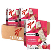 Kellogg's Special K Protein Meal Bars, 12g Protein, Meal Replacement, Strawberry (3 Boxes)