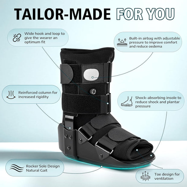 Medibot Walking Boot, Fracture Boot for Foot and Ankle Size M