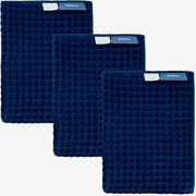 Luxury Japanese Cotton Waffle Bath Towel | Plush, Absorbent, and Quick Dry (Coral Orange, Hand Towel, 32" x 16")