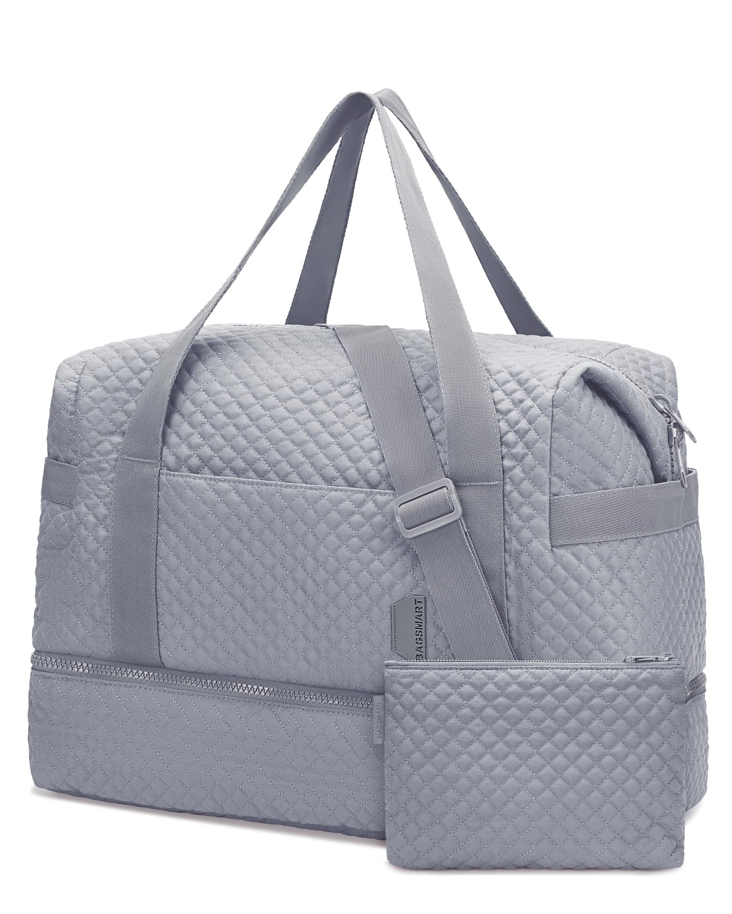 BAGSMART Large Gym Bag with Yoga Mat Buckle, Weekender Overnight Bag for Women, Travel Duffle Bag for Travel Essentials, Carry On Tote Bag Hospital Bag for Labor and Delivery