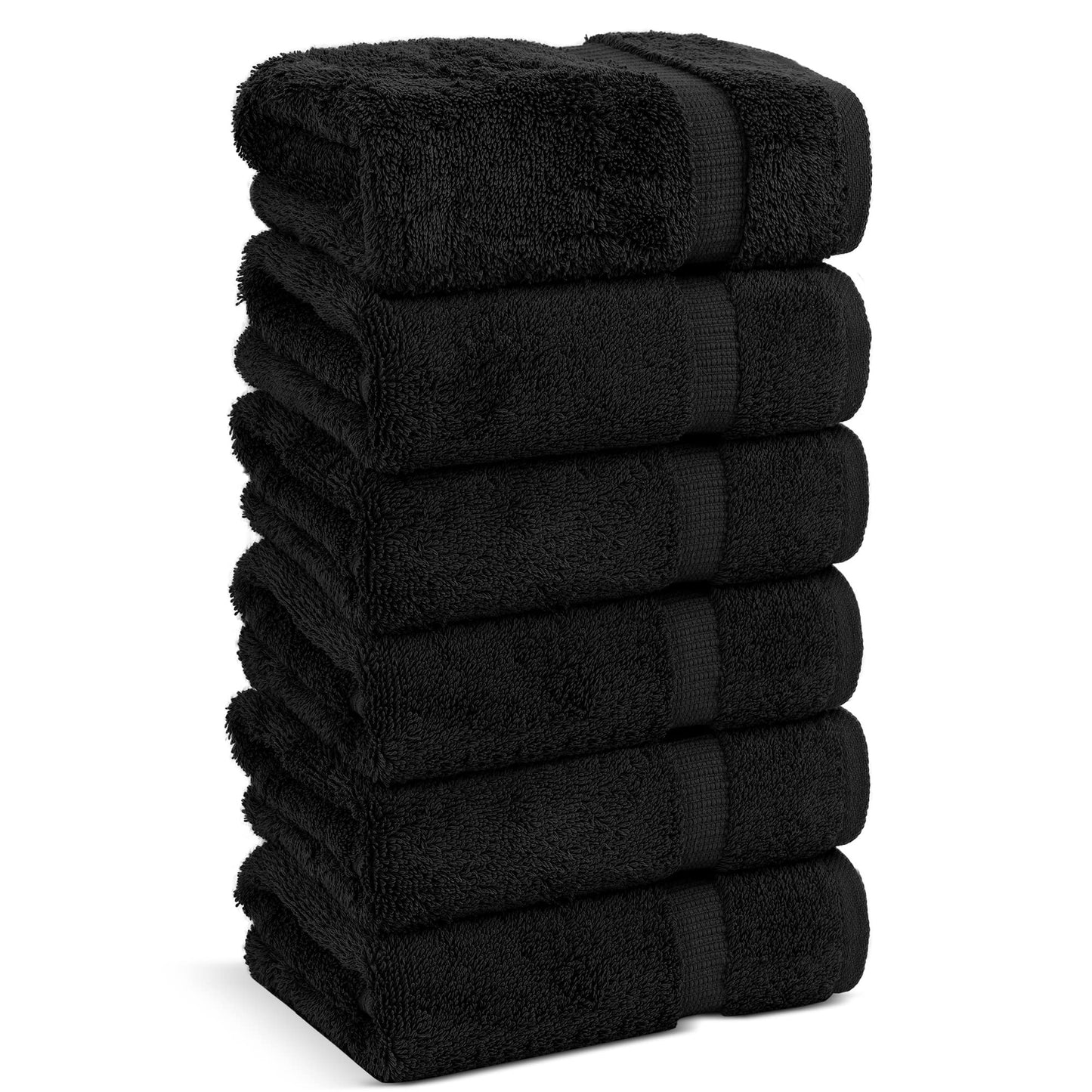 Chakir Turkish Linens | Hotel & Spa Quality 100% Cotton Premium Turkish Towels | Soft & Absorbent (4-Piece Bath Towels, Dark Gray)