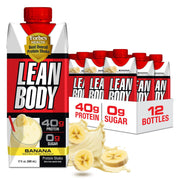 Lean Body Ready-to-Drink Salted Caramel Protein Shake, 20g Protein, Whey Blend, 0 Sugar, Gluten Free, 22 Vitamins & Minerals, (Recyclable Carton & Lid - Pack of 4)